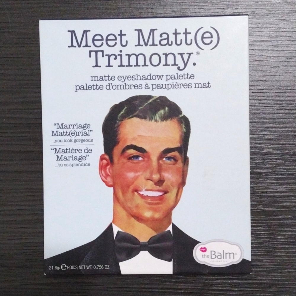 COPY - The Balm cosmetics "Meet Matt (e) Trimony.